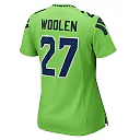 Zennovawear Women's Seattle Seahawks Tariq Woolen Neon Green Game Jersey