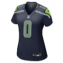 Zennovawear Women's Seattle Seahawks Tyrel Dodson College Navy Game Jersey