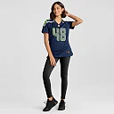 Zennovawear Women's Seattle Seahawks Tyrice Knight College Navy Team Game Jersey