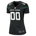 Zennovawear Women's Stealth Black New York Jets Alternate Custom Game Jersey