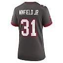 Zennovawear Women's Tampa Bay Buccaneers Antoine Winfield Jr. Pewter Game Jersey