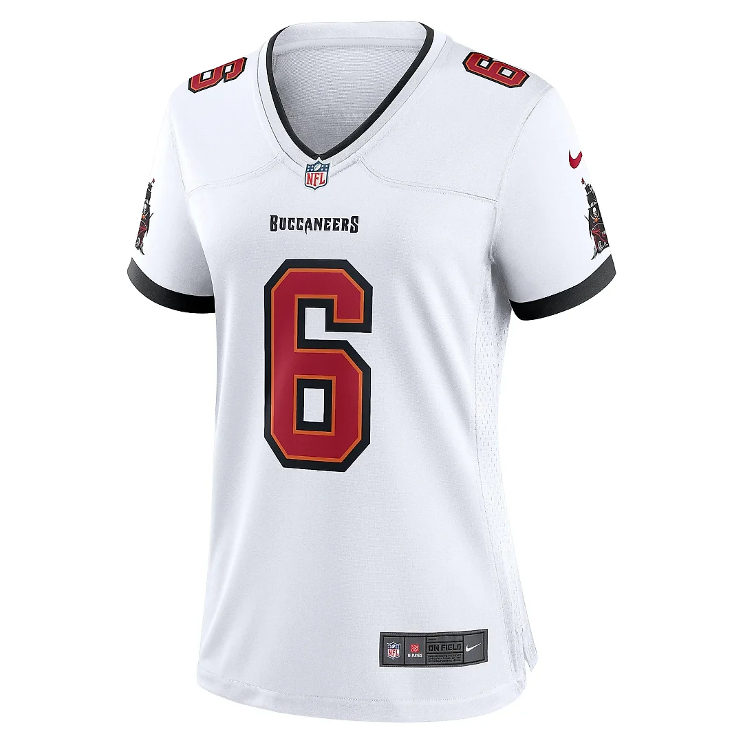 Zennovawear Women's Tampa Bay Buccaneers Baker Mayfield White Away Game Jersey