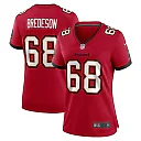 Zennovawear Women's Tampa Bay Buccaneers Ben Bredeson Red Game Jersey