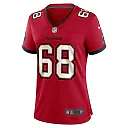 Zennovawear Women's Tampa Bay Buccaneers Ben Bredeson Red Game Jersey