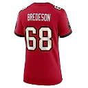 Zennovawear Women's Tampa Bay Buccaneers Ben Bredeson Red Game Jersey