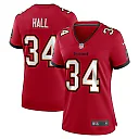 Zennovawear Women's Tampa Bay Buccaneers Bryce Hall Red Team Game Jersey
