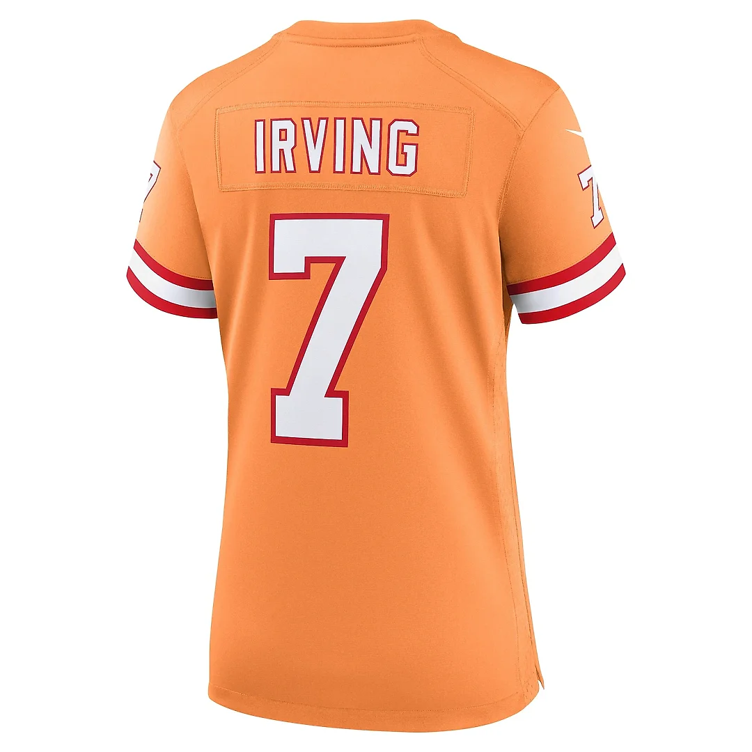 Zennovawear Women's Tampa Bay Buccaneers Bucky Irving Orange Alternate Game Jersey