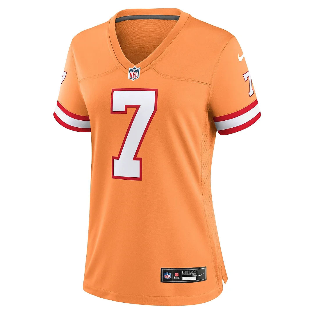 Zennovawear Women's Tampa Bay Buccaneers Bucky Irving Orange Alternate Game Jersey