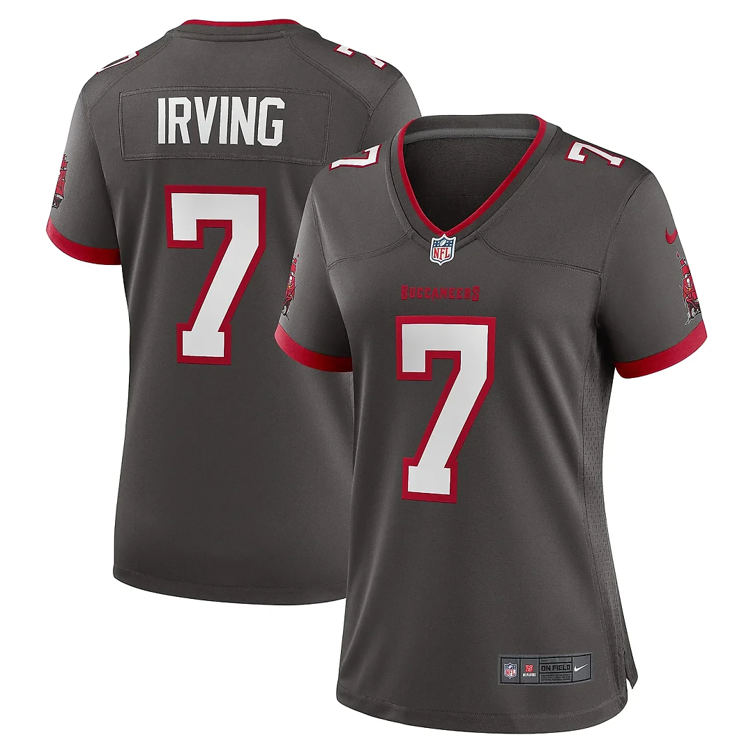 Zennovawear Women's Tampa Bay Buccaneers Bucky Irving Pewter Alternate Game Jersey