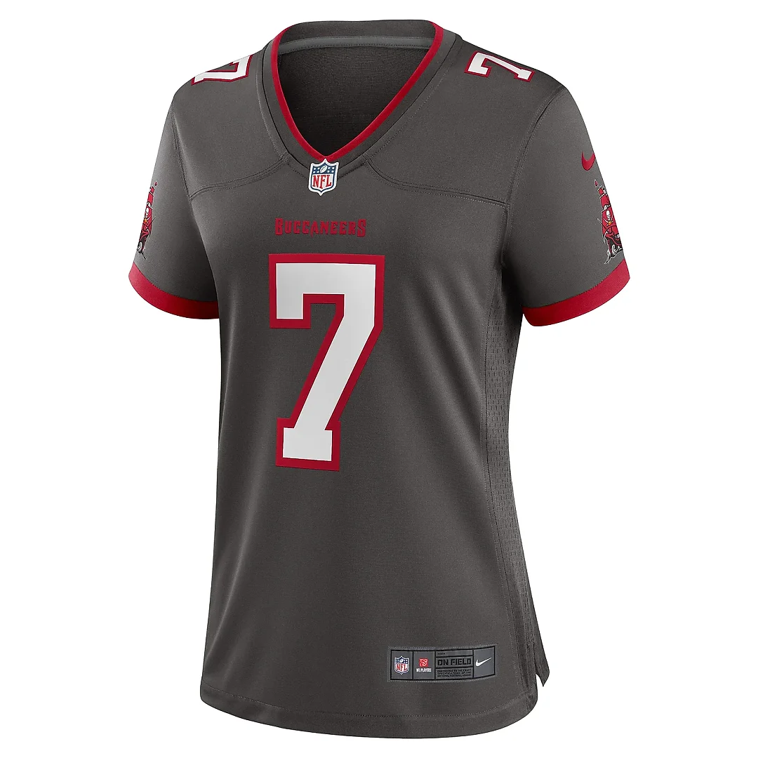 Zennovawear Women's Tampa Bay Buccaneers Bucky Irving Pewter Alternate Game Jersey