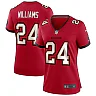 Zennovawear Women's Tampa Bay Buccaneers Cadillac Williams Red Game Retired Player Jersey
