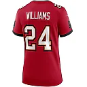 Zennovawear Women's Tampa Bay Buccaneers Cadillac Williams Red Game Retired Player Jersey