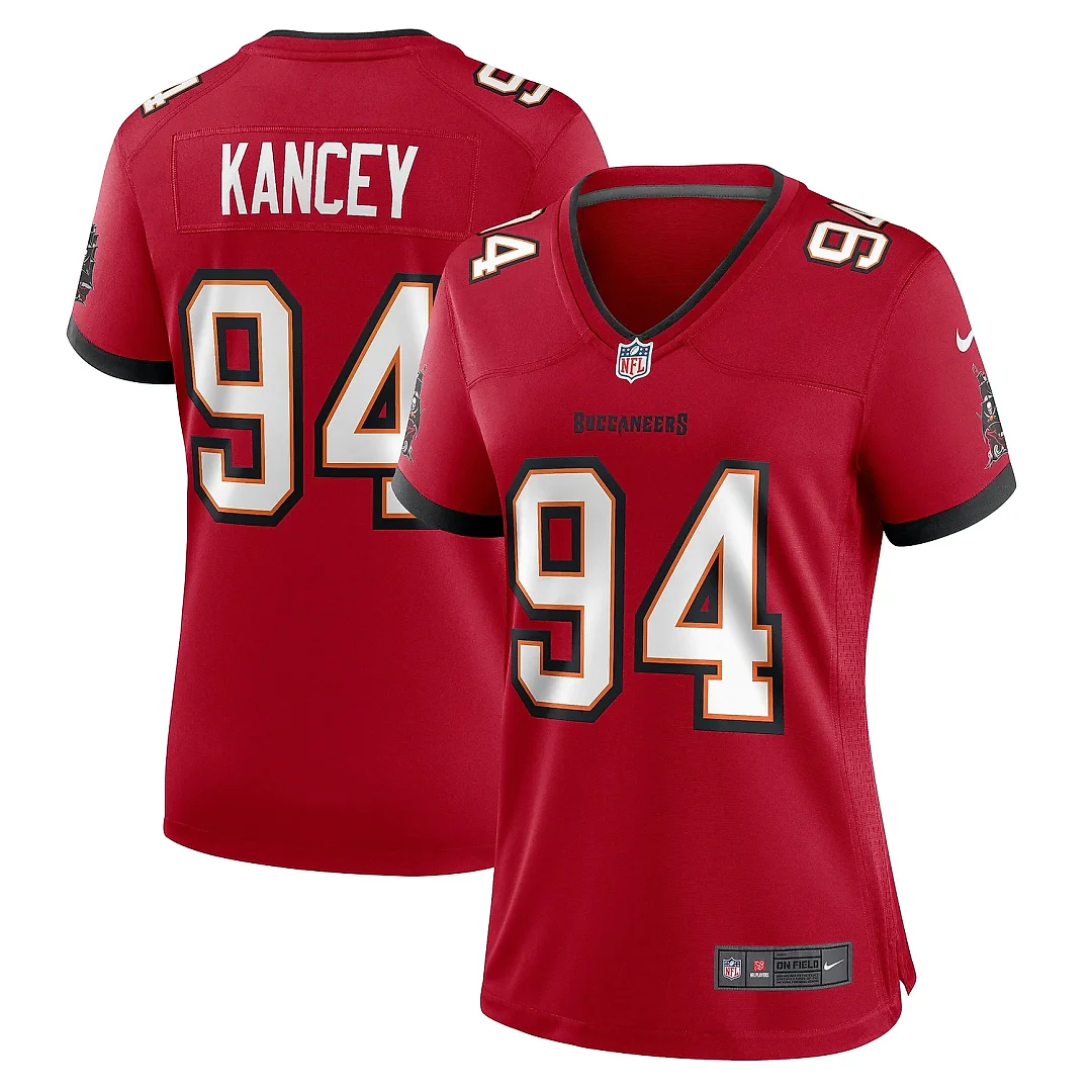 Zennovawear Women's Tampa Bay Buccaneers Calijah Kancey Red Game Jersey