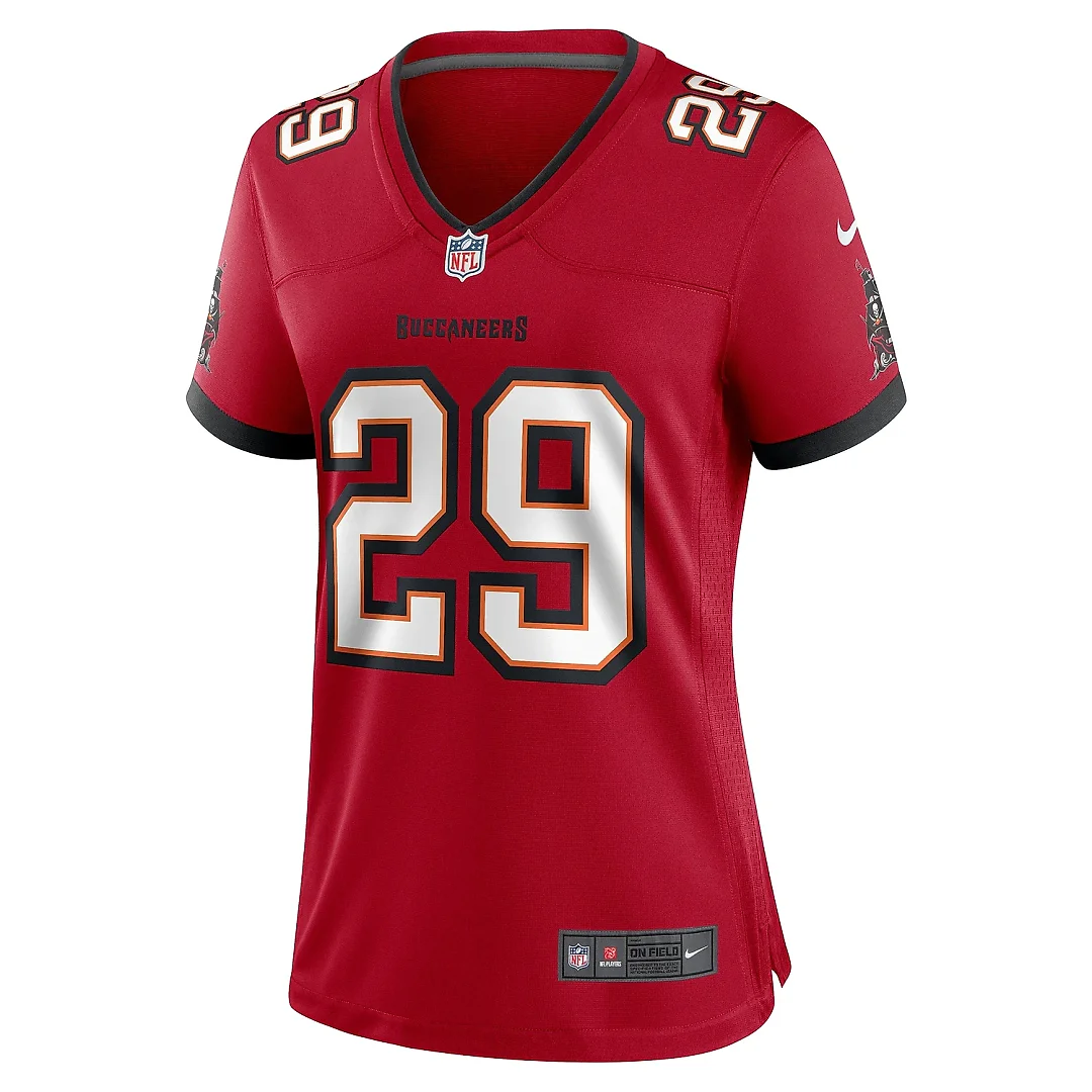 Zennovawear Women's Tampa Bay Buccaneers Christian Izien Red Game Jersey