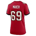 Zennovawear Women's Tampa Bay Buccaneers Cody Mauch Red Game Jersey