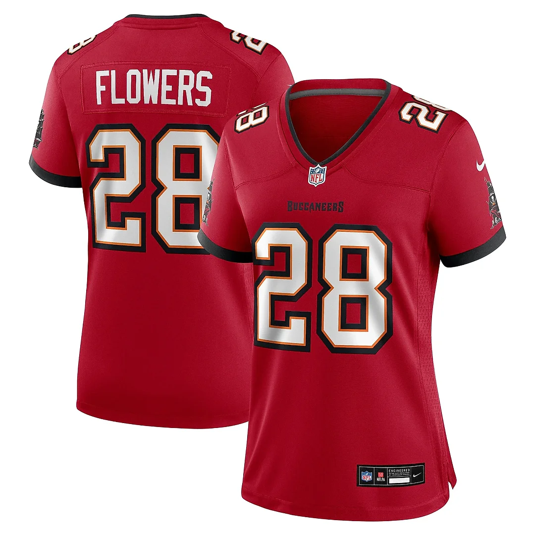 Zennovawear Women's Tampa Bay Buccaneers Dallis Flowers Red Game Jersey