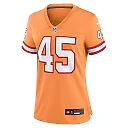 Zennovawear Women's Tampa Bay Buccaneers Devin White Orange Player Jersey