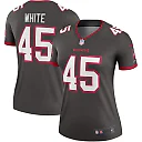 Zennovawear Women's Tampa Bay Buccaneers Devin White Pewter Alternate Legend Player Performance Top