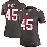 Zennovawear Women's Tampa Bay Buccaneers Devin White Pewter Alternate Legend Player Performance Top