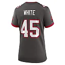 Zennovawear Women's Tampa Bay Buccaneers Devin White Pewter Game Jersey