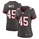 Zennovawear Women's Tampa Bay Buccaneers Devin White Pewter Game Jersey