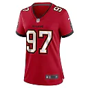 Zennovawear Women's Tampa Bay Buccaneers Earnest Brown IV Red Game Jersey