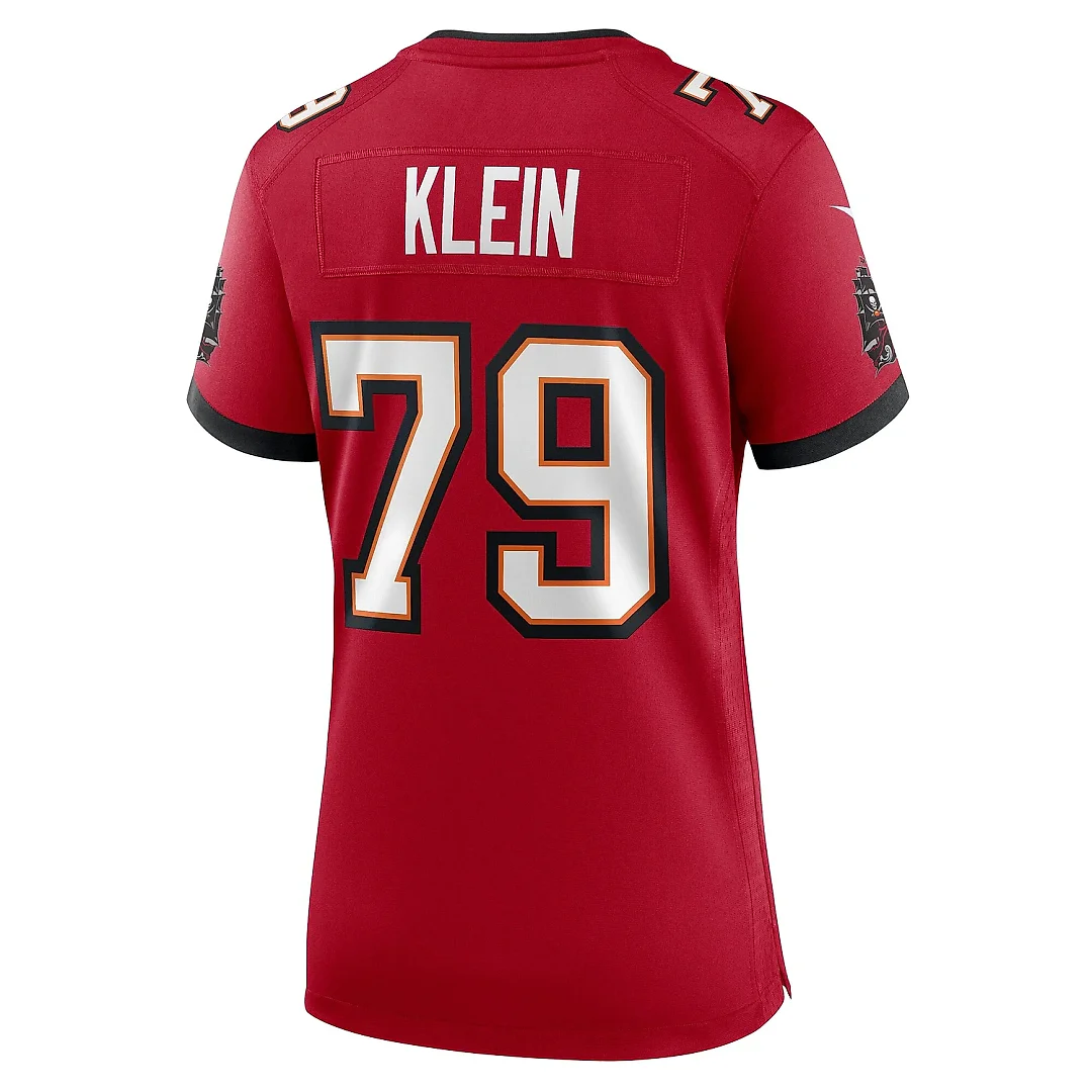 Zennovawear Women's Tampa Bay Buccaneers Elijah Klein Red Game Jersey