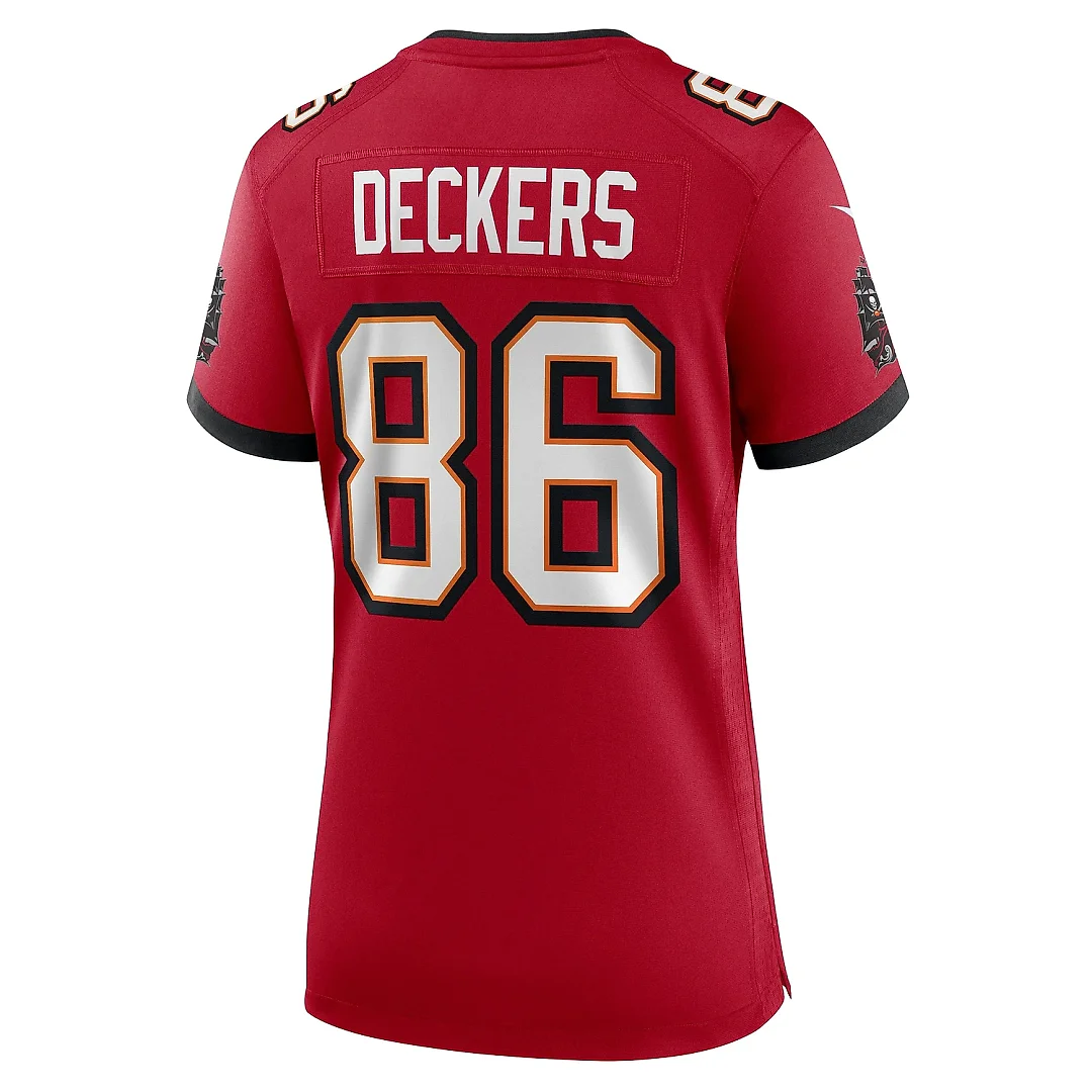Zennovawear Women's Tampa Bay Buccaneers Evan Deckers Red Game Jersey