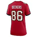 Zennovawear Women's Tampa Bay Buccaneers Evan Deckers Red Game Jersey