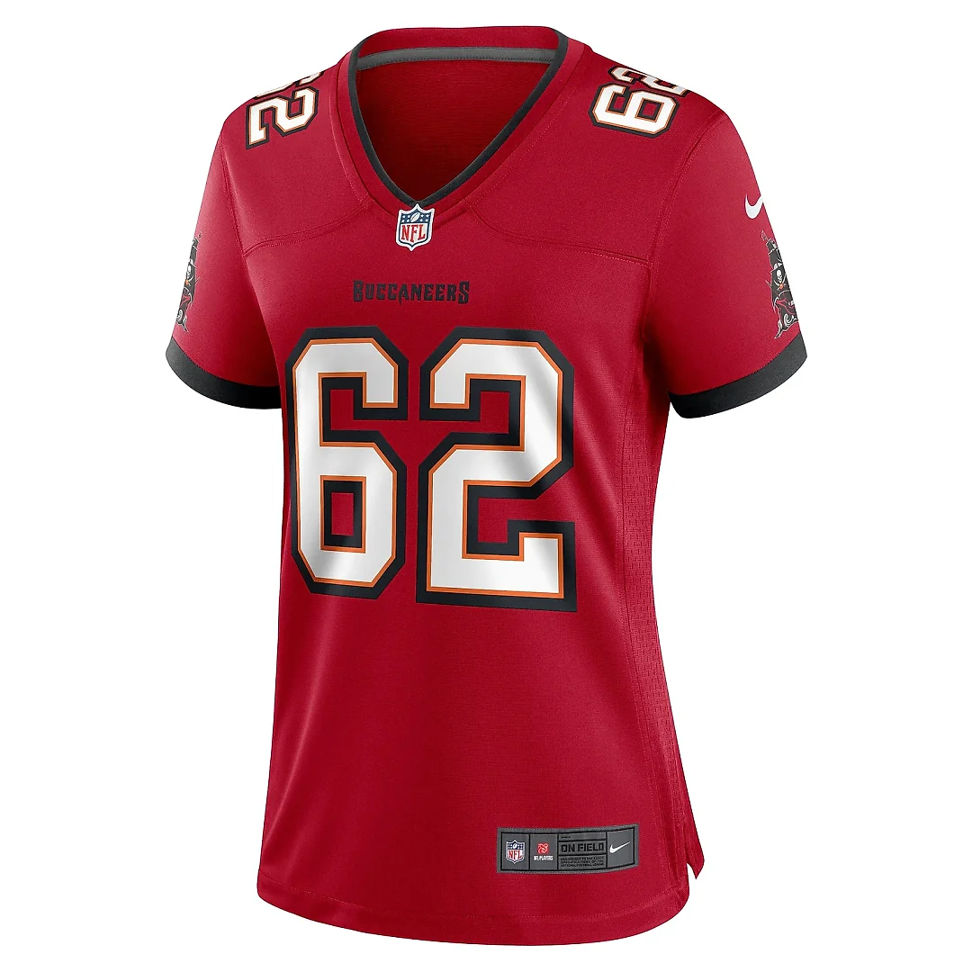 Zennovawear Women's Tampa Bay Buccaneers Graham Barton Red Game Jersey