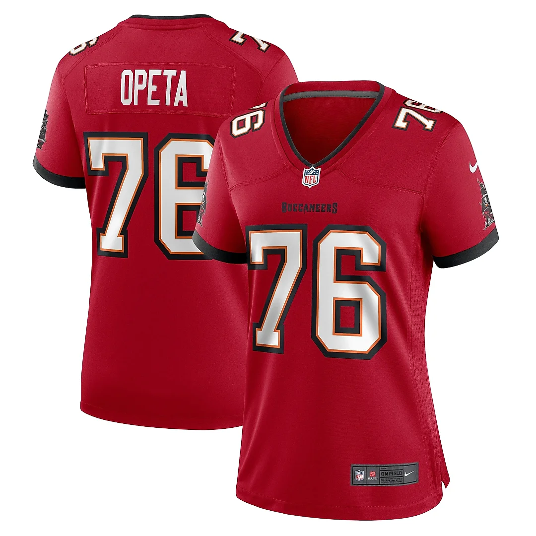 Zennovawear Women's Tampa Bay Buccaneers Iosua Opeta Red Game Jersey