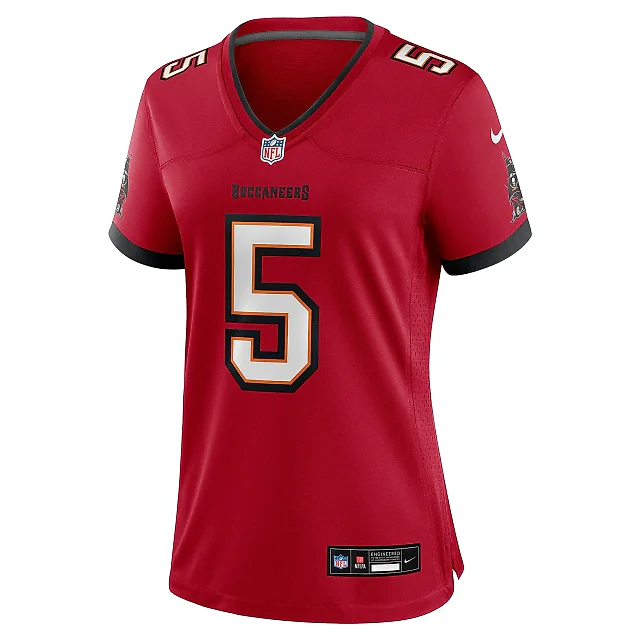 Zennovawear Women's Tampa Bay Buccaneers Jack Browning Red Game Jersey
