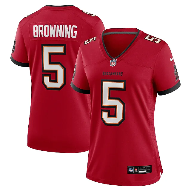 Zennovawear Women's Tampa Bay Buccaneers Jack Browning Red Game Jersey