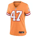 Zennovawear Women's Tampa Bay Buccaneers John Lynch Orange Throwback Game Jersey