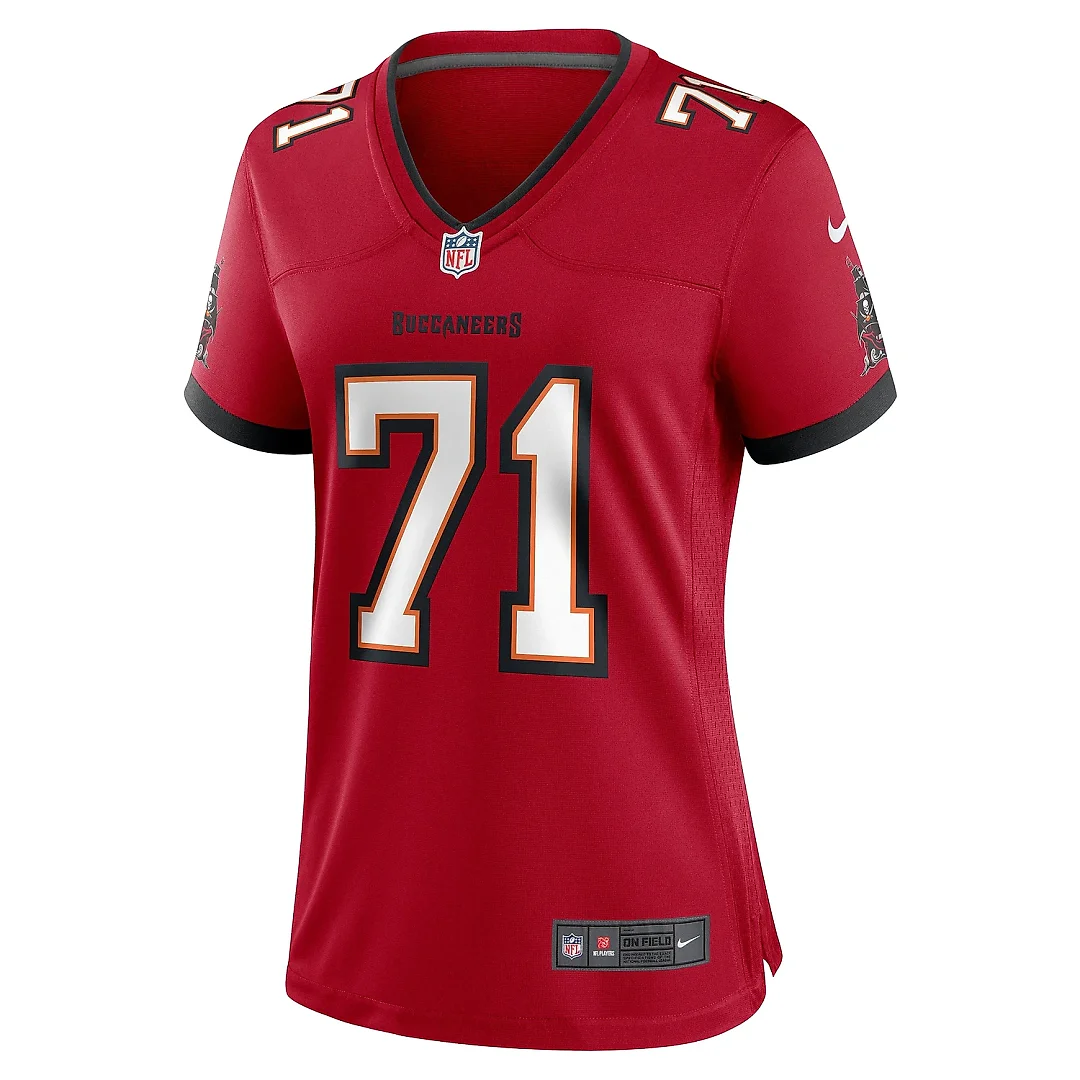 Zennovawear Women's Tampa Bay Buccaneers Lorenz Metz Red Game Jersey