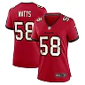Zennovawear Women's Tampa Bay Buccaneers Markees Watts Red Game Jersey