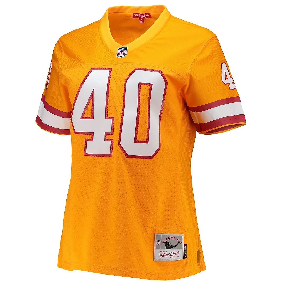 Zennovawear Women's Tampa Bay Buccaneers Mike Alstott Mitchell & Ness Orange Legacy Player Jersey