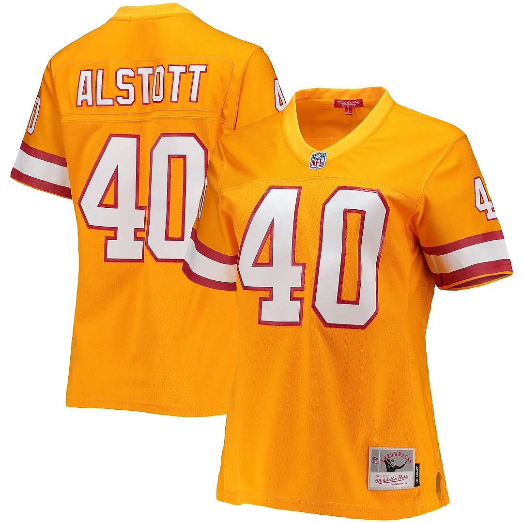 Zennovawear Women's Tampa Bay Buccaneers Mike Alstott Mitchell & Ness Orange Legacy Player Jersey