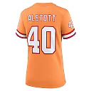 Zennovawear Women's Tampa Bay Buccaneers Mike Alstott Orange Throwback Game Jersey
