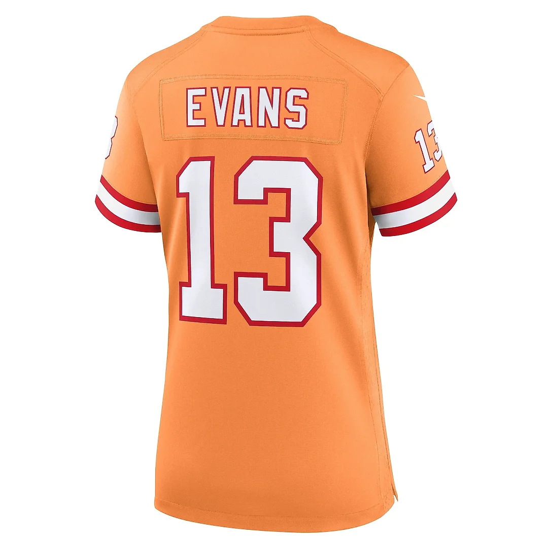 Zennovawear Women's Tampa Bay Buccaneers Mike Evans Orange Player Jersey