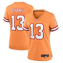 Zennovawear Women's Tampa Bay Buccaneers Mike Evans Orange Player Jersey