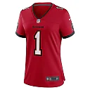 Zennovawear Women's Tampa Bay Buccaneers Number 1 Bride Red Game Jersey