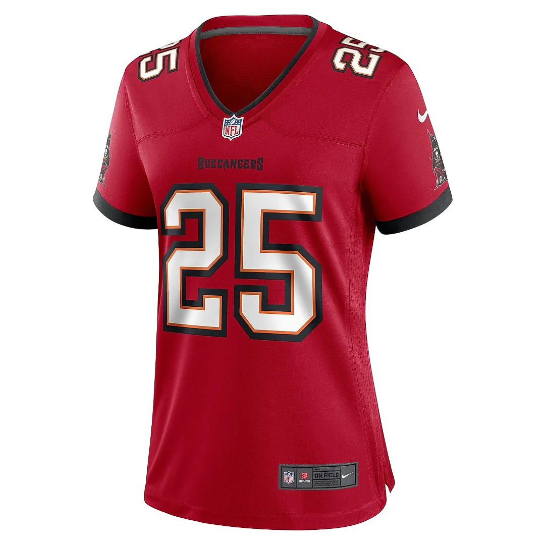 Zennovawear Women's Tampa Bay Buccaneers Patrick Laird Red Game Jersey