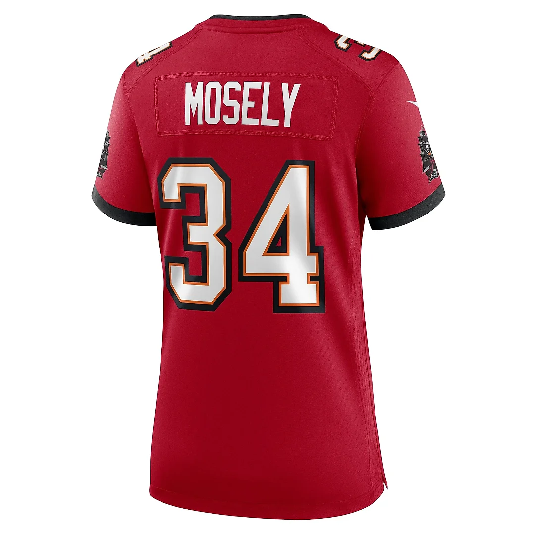 Zennovawear Women's Tampa Bay Buccaneers Quandre Mosely Red Game Jersey