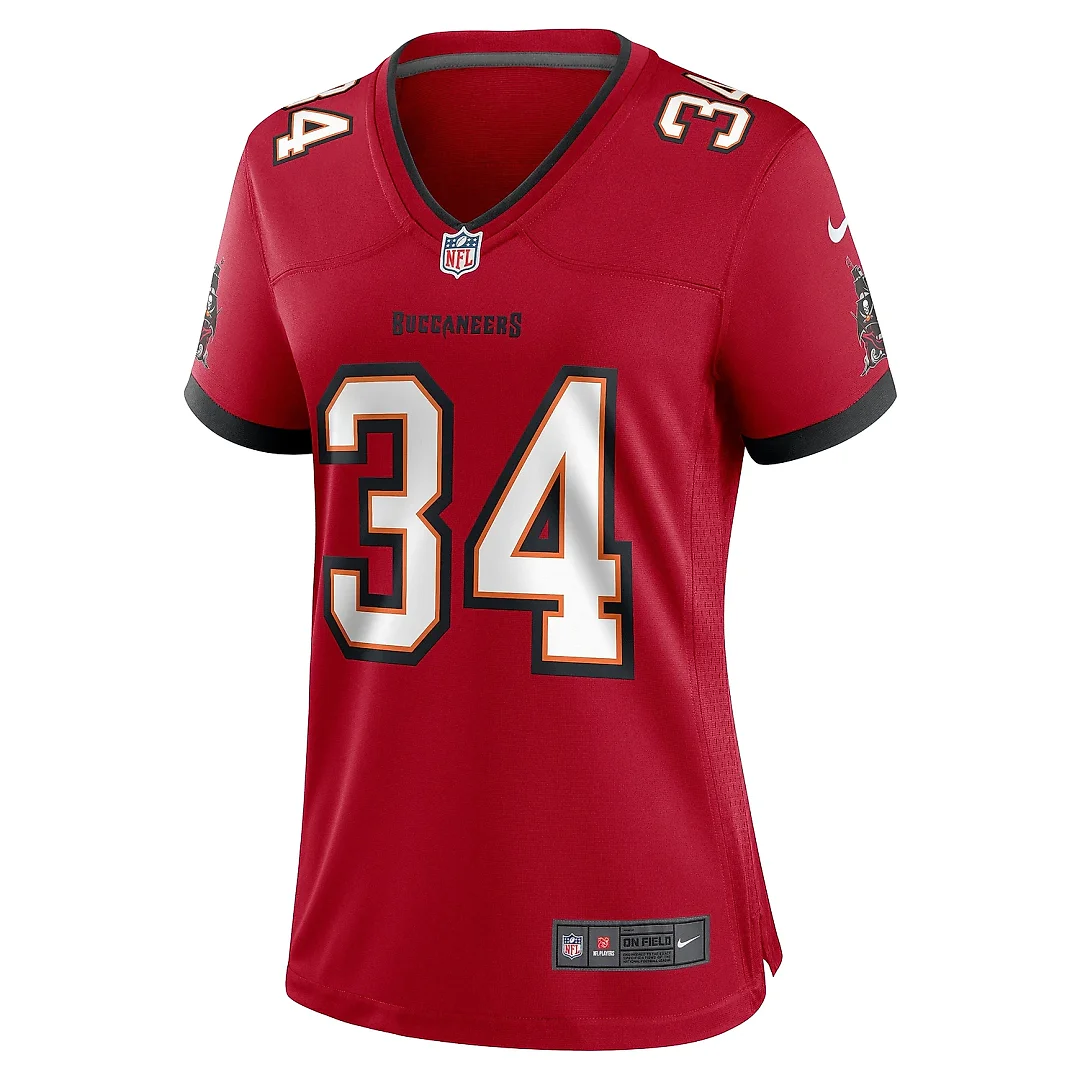 Zennovawear Women's Tampa Bay Buccaneers Quandre Mosely Red Game Jersey