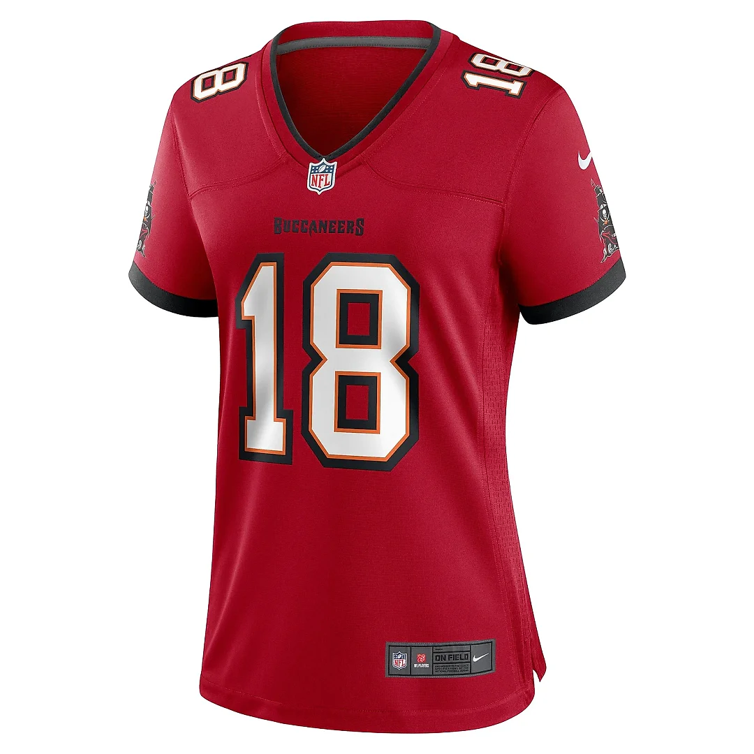 Zennovawear Women's Tampa Bay Buccaneers Rakim Jarrett Red Game Jersey