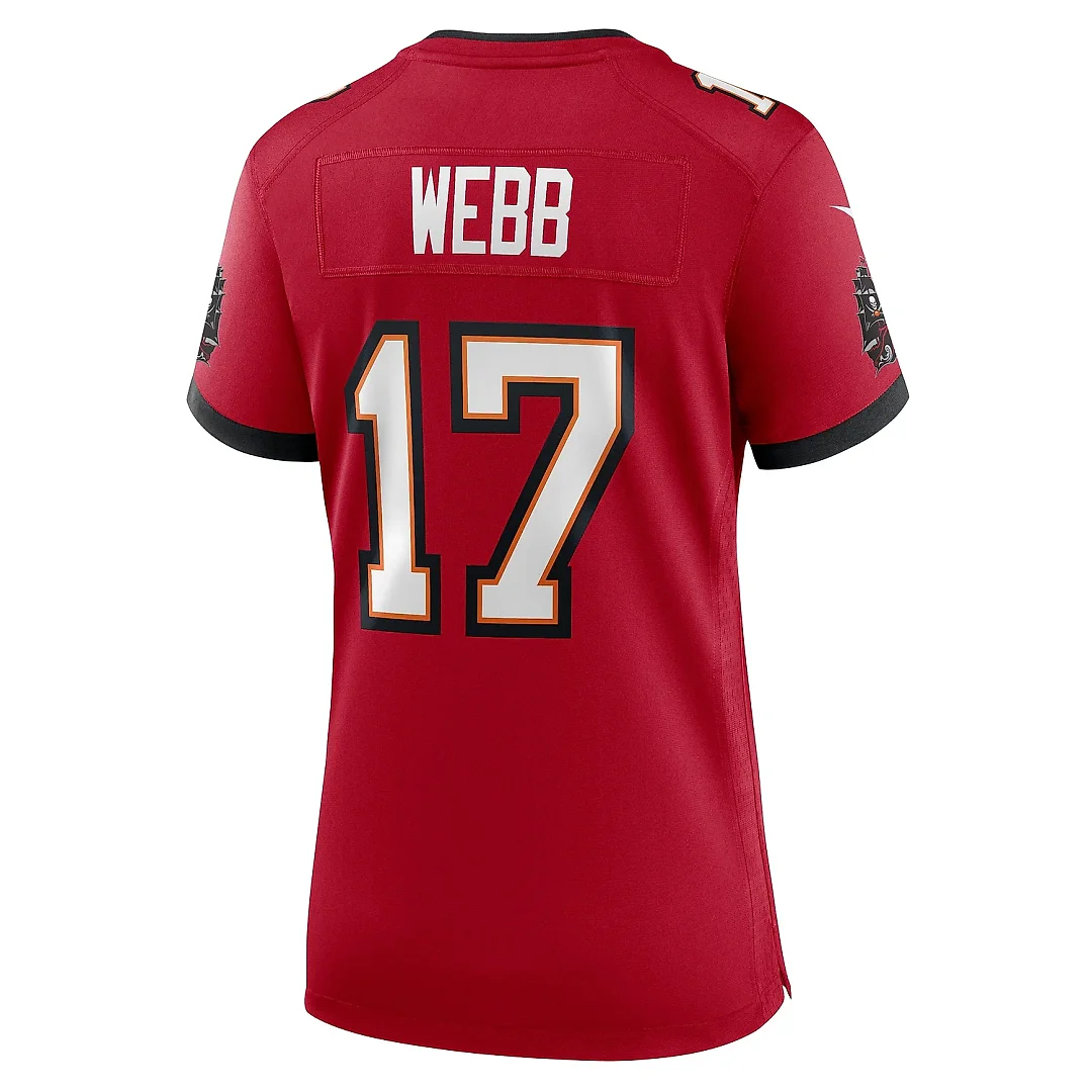 Zennovawear Women's Tampa Bay Buccaneers Raleigh Webb Red Game Jersey