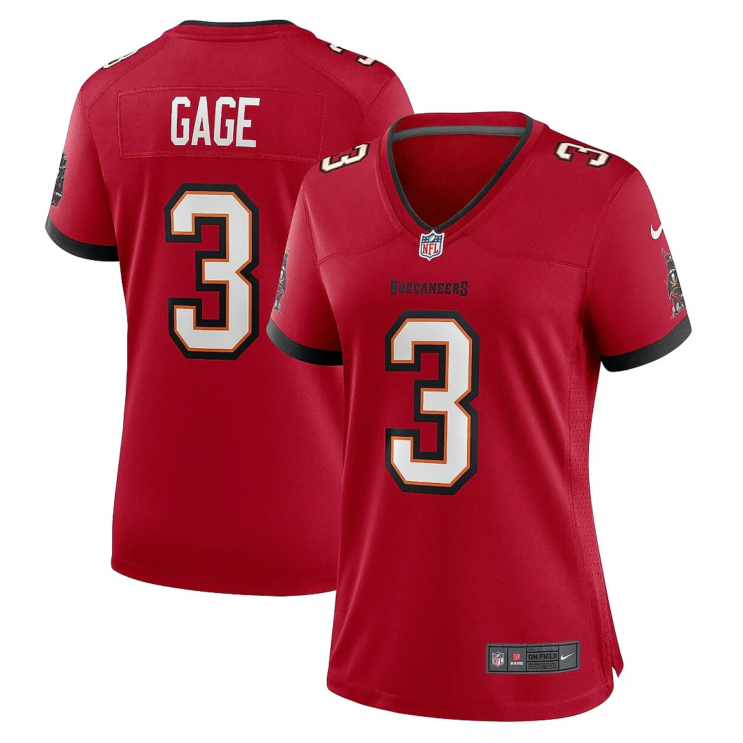 Zennovawear Women's Tampa Bay Buccaneers Russell Gage Red Game Jersey