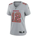 Zennovawear Women's Tampa Bay Buccaneers Tom Brady Gray Atmosphere Fashion Game Jersey