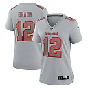 Zennovawear Women's Tampa Bay Buccaneers Tom Brady Gray Atmosphere Fashion Game Jersey